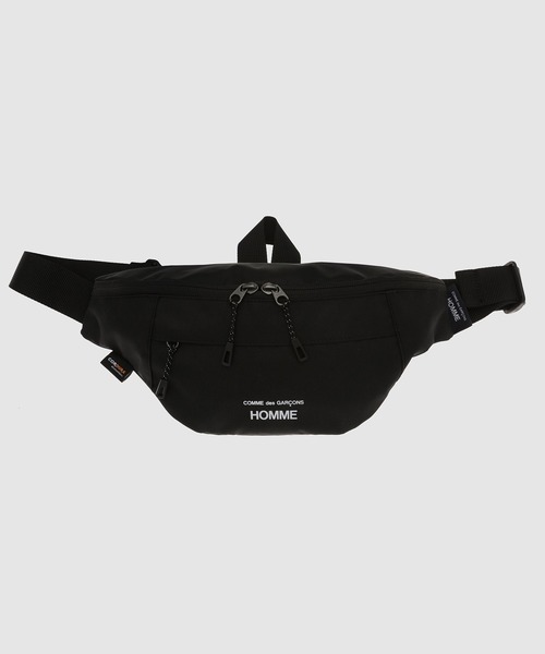COMME des GARCONS HOMME(コム デ ギャルソン・オム)の「CdG HOMME LOGO WAIST BAG(ボディバッグ/ウエストポーチ・メンズ・ブラック・ONE SIZE)」の1枚目の写真