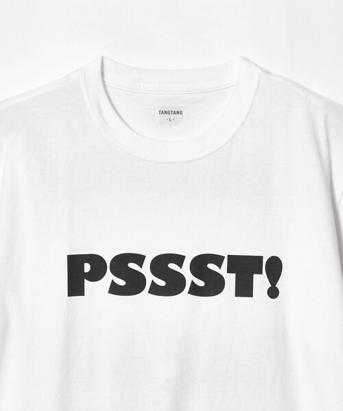 TANGTANG(タンタン)の「<TANGTANG>PSSST Tシャツ(Tシャツ/カットソー・メンズ・ホワイト・M/XL/L)」の3枚目の写真