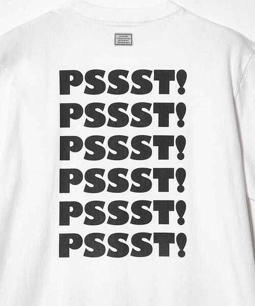 TANGTANG(タンタン)の「<TANGTANG>PSSST Tシャツ(Tシャツ/カットソー・メンズ・ホワイト・M/XL/L)」の7枚目の写真