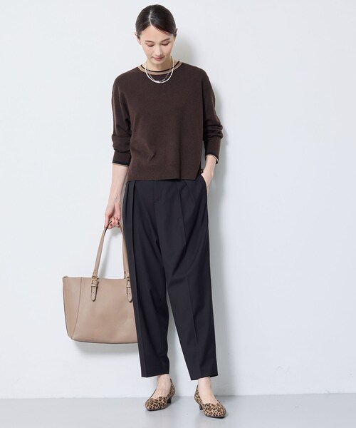 Reflect(リフレクト)の「【SS-4Lサイズ】タックディテールテーパードパンツ(その他パンツ・レディース・ピンク系/ダークグレー/ブラック・15 /13/11/09/07)」の13枚目の写真