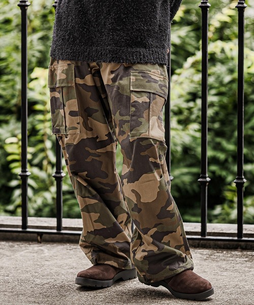 CAMBIO(カンビオ)の「mp15335- Urban Camo Wide Cargo Pants カーゴパンツ(AI-262-07)(カーゴパンツ・メンズ・ブラウン/カーキ/グリーン・S/M/L)」の9枚目の写真