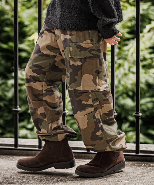 CAMBIO(カンビオ)の「mp15335- Urban Camo Wide Cargo Pants カーゴパンツ(AI-262-07)(カーゴパンツ・メンズ・ブラウン/カーキ/グリーン・S/M/L)」の10枚目の写真