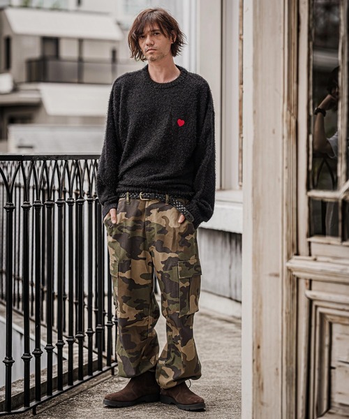 CAMBIO(カンビオ)の「mp15335- Urban Camo Wide Cargo Pants カーゴパンツ(AI-262-07)(カーゴパンツ・メンズ・ブラウン/カーキ/グリーン・S/M/L)」の13枚目の写真