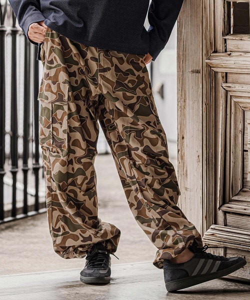 CAMBIO(カンビオ)の「mp15335- Urban Camo Wide Cargo Pants カーゴパンツ(AI-262-07)(カーゴパンツ・メンズ・ブラウン/カーキ/グリーン・S/M/L)」の15枚目の写真