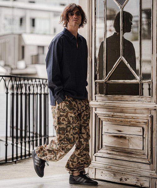 CAMBIO(カンビオ)の「mp15335- Urban Camo Wide Cargo Pants カーゴパンツ(AI-262-07)(カーゴパンツ・メンズ・ブラウン/カーキ/グリーン・S/M/L)」の17枚目の写真