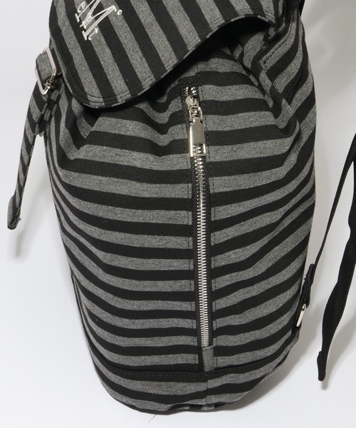 MUCENT(ムセント)の「【MUCENT/ムセント】MUTE STRIPE MINI BACK PACK UNISEX/ミュートストライプ ミニバックパック(バックパック/リュック・レディース・ブラック系その他・FREE)」の13枚目の写真