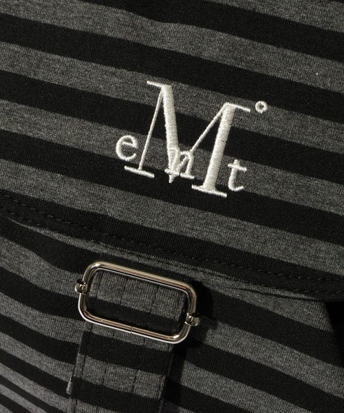 MUCENT(ムセント)の「【MUCENT/ムセント】MUTE STRIPE MINI BACK PACK UNISEX/ミュートストライプ ミニバックパック(バックパック/リュック・レディース・ブラック系その他・FREE)」の8枚目の写真
