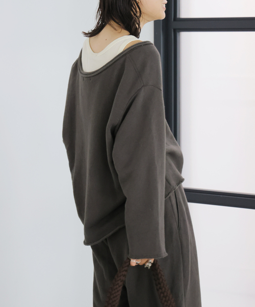 GREYCHORD（グレーコード）の「【GREYCHORD/グレーコード】SORA（スウェット・レディース・チャコールグレー/ブラック系その他・1）」の7枚目の写真