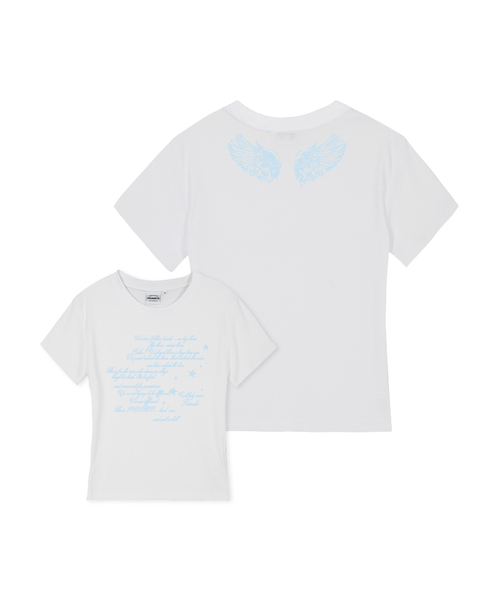 PRIMATE(プライメイト)の「WRITE レディース スリムフィット半袖Tシャツ 5カラー(Tシャツ/カットソー・レディース・チャコール/ホワイト/ブラック/カーキ/クリーム・MEDIUM/LARGE/SMALL)」の1枚目の写真
