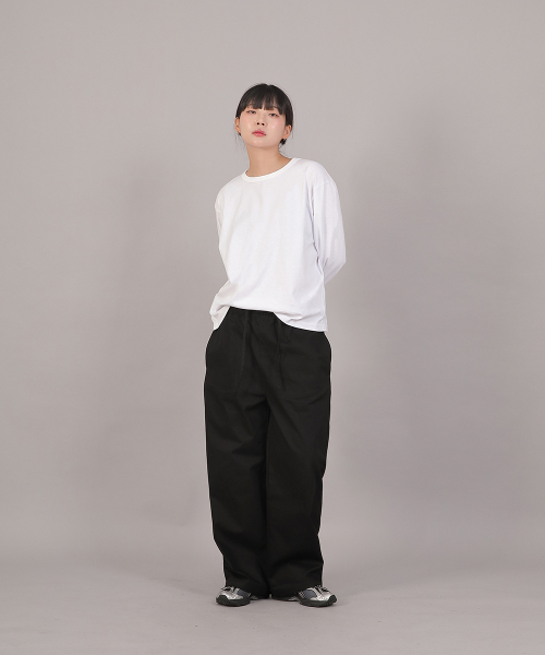 SAINTCREW(セントクルー)の「コアワイドバンディングパンツ MWP-391 ブラック(その他パンツ・レディース・その他・FREE)」の4枚目の写真