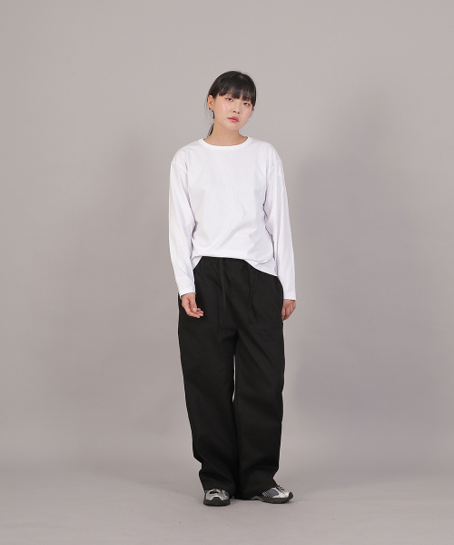 SAINTCREW(セントクルー)の「コアワイドバンディングパンツ MWP-391 ブラック(その他パンツ・レディース・その他・FREE)」の7枚目の写真