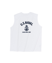USN マリン ドライフィット スリーブレス (ホワイト)