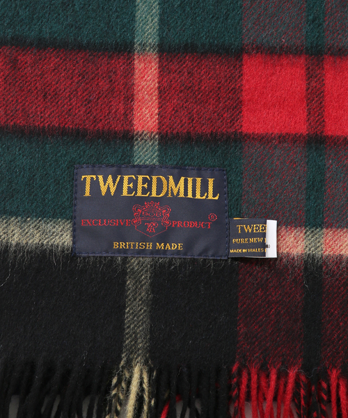 JOURNAL STANDARD relume(ジャーナルスタンダード レリューム)の「《追加》【TWEEDMILL/ツイードミル】 チェックストール(ストール/ショール・レディース・レッド/グリーン/ダークパープル/ブラック系その他・FREE)」の18枚目の写真