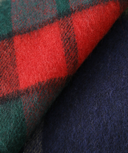 JOURNAL STANDARD relume(ジャーナルスタンダード レリューム)の「《追加》【TWEEDMILL/ツイードミル】 チェックストール(ストール/ショール・レディース・レッド/グリーン/ダークパープル/ブラック系その他・FREE)」の19枚目の写真