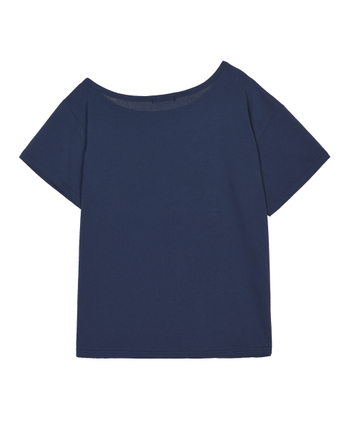 NICK&NICOLE(ニックアンドニコール)の「CROSS OFF SHOULDER TOP_NAVY(Tシャツ/カットソー・レディース・その他・FREE)」の2枚目の写真