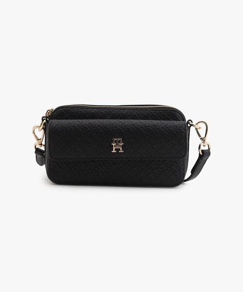 TOMMY HILFIGER(トミーヒルフィガー)の「TH アイコンカメラバッグ(ショルダーバッグ・レディース・ブラック・FREE)」の2枚目の写真