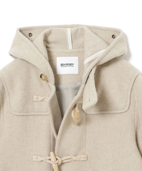 BEAMS BOY(ビームスボーイ)の「モッサ ロング ダッフルコート(ダッフルコート・レディース・ブラウン/ネイビー/アイボリー・2/1)」の14枚目の写真