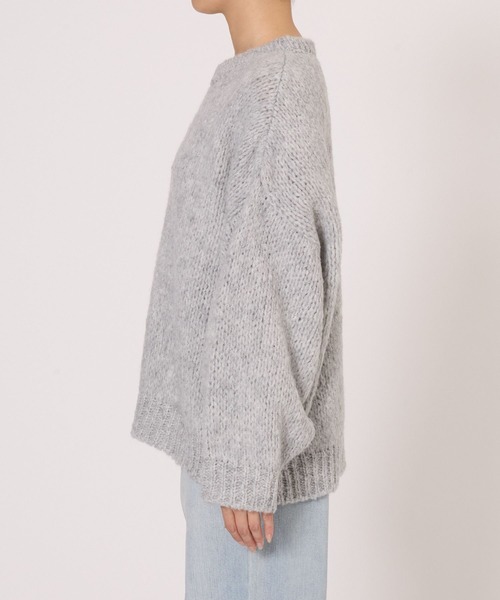 TRICOTS JEAN MARC（トリコットジーンマルク）の「BARNYARDSTORM / TRICOTS JEAN MARC / クルーネックニット（ニット/セーター・レディース・ブラウン/ラベンダー/ライトグレー・FREE）」の18枚目の写真