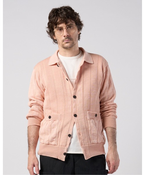 wjk(ダヴルジェイケイ)の「GIMA stripe knit shirt(ニット/セーター・メンズ・ブラック/グレー/ピンク・LARGE/X-LARGE/MEDIUM/SMALL)」の9枚目の写真