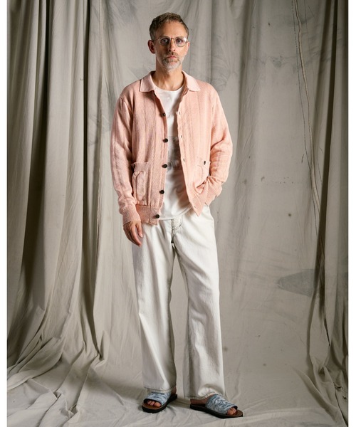 wjk(ダヴルジェイケイ)の「GIMA stripe knit shirt(ニット/セーター・メンズ・ブラック/グレー/ピンク・LARGE/X-LARGE/MEDIUM/SMALL)」の18枚目の写真