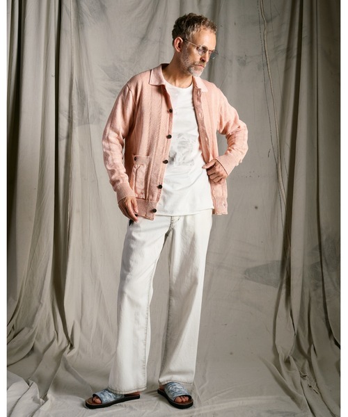wjk(ダヴルジェイケイ)の「GIMA stripe knit shirt(ニット/セーター・メンズ・ブラック/グレー/ピンク・LARGE/X-LARGE/MEDIUM/SMALL)」の19枚目の写真