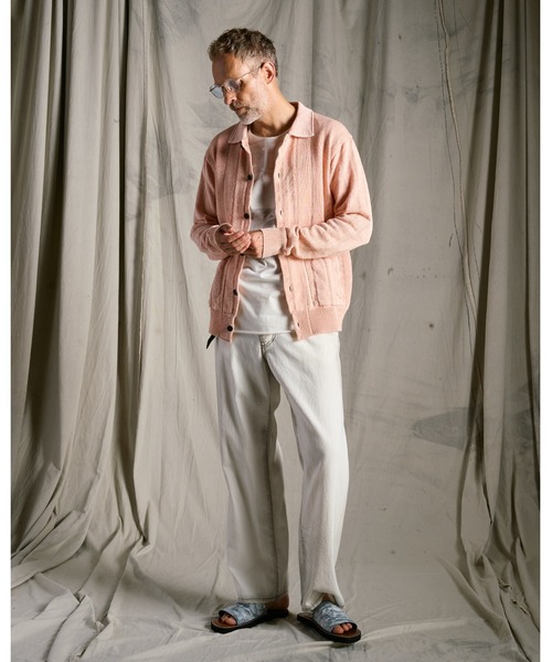 wjk(ダヴルジェイケイ)の「GIMA stripe knit shirt(ニット/セーター・メンズ・ブラック/グレー/ピンク・LARGE/X-LARGE/MEDIUM/SMALL)」の20枚目の写真