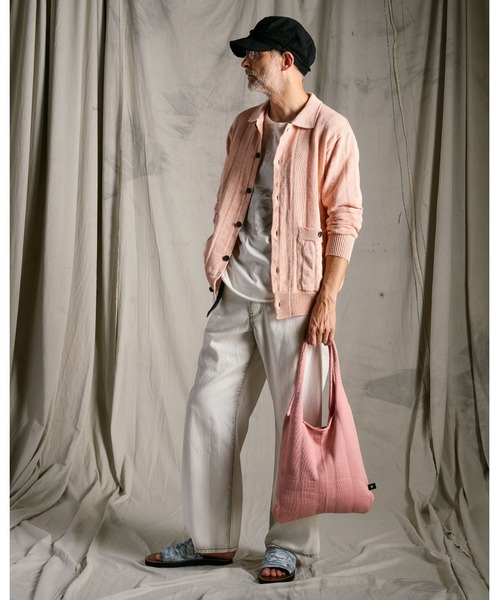 wjk(ダヴルジェイケイ)の「GIMA stripe knit shirt(ニット/セーター・メンズ・ブラック/グレー/ピンク・LARGE/X-LARGE/MEDIUM/SMALL)」の22枚目の写真