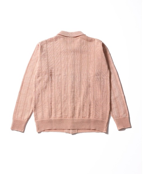 wjk(ダヴルジェイケイ)の「GIMA stripe knit shirt(ニット/セーター・メンズ・ブラック/グレー/ピンク・LARGE/X-LARGE/MEDIUM/SMALL)」の5枚目の写真