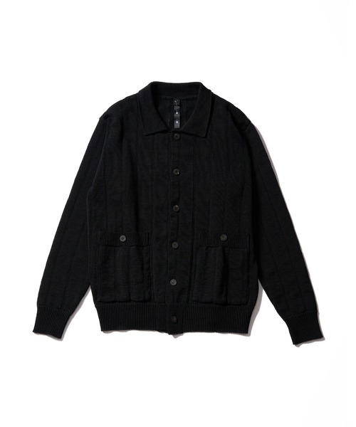wjk(ダヴルジェイケイ)の「GIMA stripe knit shirt(ニット/セーター・メンズ・ブラック/グレー/ピンク・LARGE/X-LARGE/MEDIUM/SMALL)」の14枚目の写真