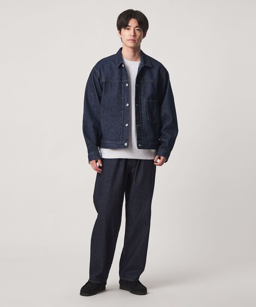 green label relaxing（グリーンレーベルリラクシング）の「ファーストタイプ デニム ジャケット（デニムジャケット・メンズ・ネイビー・M/L/S/XL）」の5枚目の写真