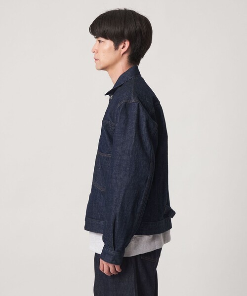 green label relaxing（グリーンレーベルリラクシング）の「ファーストタイプ デニム ジャケット（デニムジャケット・メンズ・ネイビー・M/L/S/XL）」の8枚目の写真