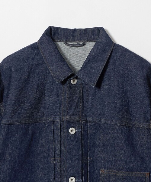 green label relaxing（グリーンレーベルリラクシング）の「ファーストタイプ デニム ジャケット（デニムジャケット・メンズ・ネイビー・M/L/S/XL）」の12枚目の写真