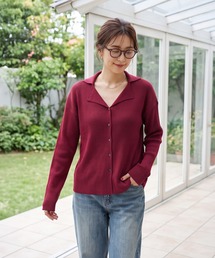 STYLE DELI | 【LUXE】シャリ感リブ編みニットシャツ(Tシャツ/カットソー)