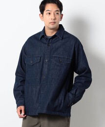 ウールライクシャツブルゾン