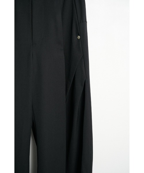 CONZ（コンズ）の「curve leg trousers GABA（スラックス・メンズ・ダークブラウン/ダークグレー/ブラック・1/4/3/2）」の14枚目の写真