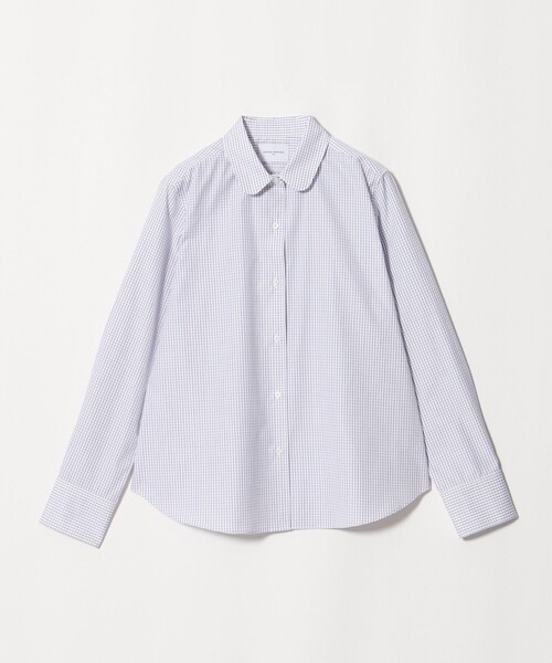 UNITED ARROWS(ユナイテッドアローズ)の「SOKTAS ラウンドカラー シャツ(シャツ/ブラウス・レディース・その他1/ホワイト/コバルトブルー・FREE)」の3枚目の写真