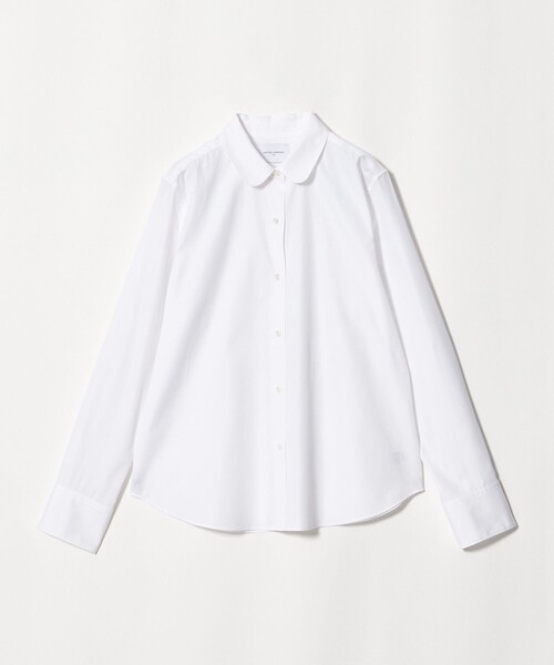 UNITED ARROWS(ユナイテッドアローズ)の「SOKTAS ラウンドカラー シャツ(シャツ/ブラウス・レディース・その他1/ホワイト/コバルトブルー・FREE)」の2枚目の写真