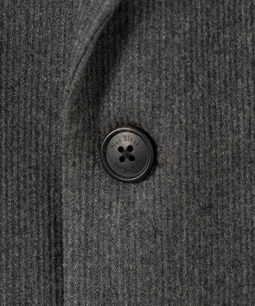 NONBLANK(ノンブランク)の「ウールブレンド リブ セミオーバーサイズ ブレザー_GREY(テーラードジャケット・メンズ・その他・MEDIUM/LARGE/X-LARGE)」の6枚目の写真