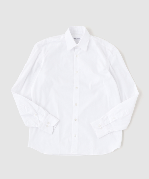 EDIFICE(エディフィス)の「ERRICO FORMICOLA (エリコフォルミコラ)Ex.Solid Dress Shirts(シャツ/ブラウス・メンズ・ホワイト/ラベンダー・38/37/40/36/39)」の1枚目の写真