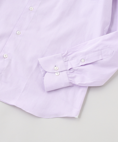 EDIFICE(エディフィス)の「ERRICO FORMICOLA (エリコフォルミコラ)Ex.Solid Dress Shirts(シャツ/ブラウス・メンズ・ホワイト/ラベンダー・38/37/40/36/39)」の4枚目の写真