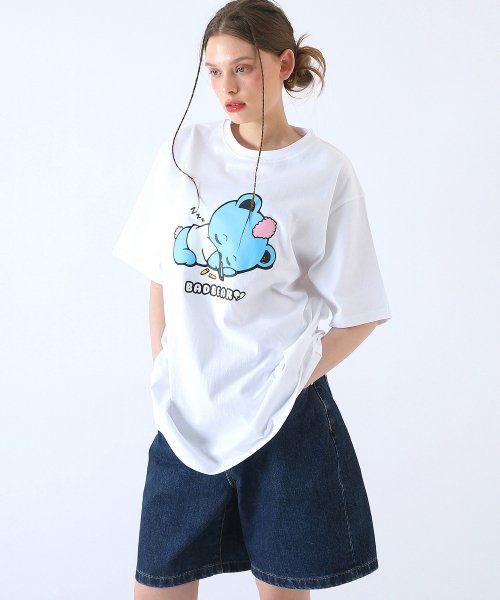 BadBlue(バッドブルー)の「Baby BadBear Oversized Tee White(Tシャツ/カットソー・レディース・その他・FREE)」の2枚目の写真