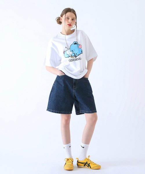 BadBlue(バッドブルー)の「Baby BadBear Oversized Tee White(Tシャツ/カットソー・レディース・その他・FREE)」の4枚目の写真