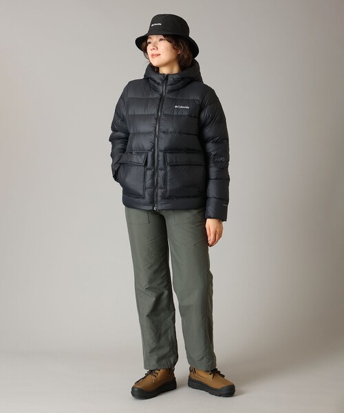Columbia(コロンビア)の「撥水 Columbia / ウィメンズ ハーモニーフォールズフーデッド ダウンジャケット / コロンビア(ダウンジャケット/コート・レディース・ストーン/ブラック・S/XL/L/M)」の18枚目の写真
