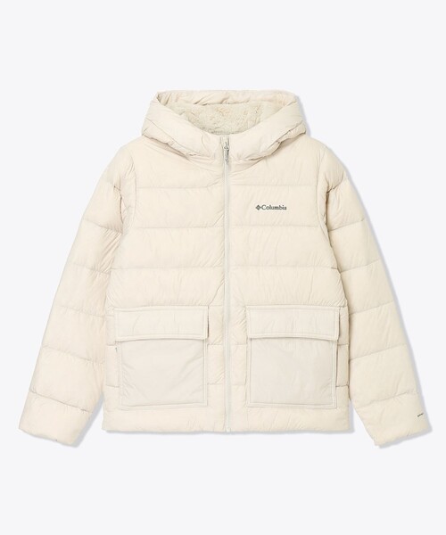 Columbia(コロンビア)の「撥水 Columbia / ウィメンズ ハーモニーフォールズフーデッド ダウンジャケット / コロンビア(ダウンジャケット/コート・レディース・ストーン/ブラック・S/XL/L/M)」の3枚目の写真