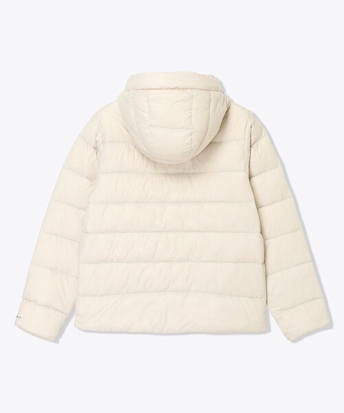 Columbia(コロンビア)の「撥水 Columbia / ウィメンズ ハーモニーフォールズフーデッド ダウンジャケット / コロンビア(ダウンジャケット/コート・レディース・ストーン/ブラック・S/XL/L/M)」の4枚目の写真