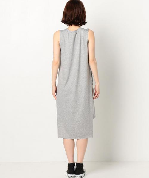 Another Edition（アナザーエディション）の「サイドスリットノースリーブワンピース/AEBC サイド SLIT NSL OP◆（ワンピース・レディース・ブラック/ライトグレー/ライトピンク/オリーブ・フリー）」の5枚目の写真