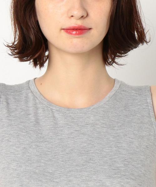 Another Edition（アナザーエディション）の「サイドスリットノースリーブワンピース/AEBC サイド SLIT NSL OP◆（ワンピース・レディース・ブラック/ライトグレー/ライトピンク/オリーブ・フリー）」の9枚目の写真