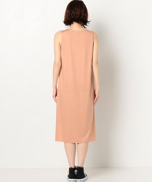 Another Edition（アナザーエディション）の「サイドスリットノースリーブワンピース/AEBC サイド SLIT NSL OP◆（ワンピース・レディース・ブラック/ライトグレー/ライトピンク/オリーブ・フリー）」の10枚目の写真