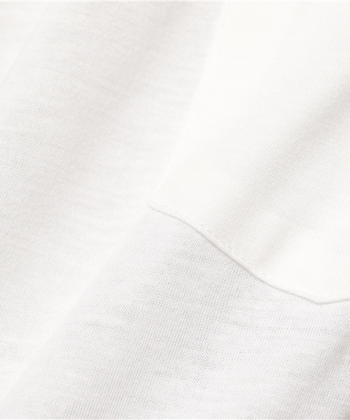 koe(コエ)の「裾ラウンドTシャツ(Tシャツ/カットソー・メンズ・カーキ/オフホワイト・SMALL/LARGE/LL/MEDIUM)」の9枚目の写真