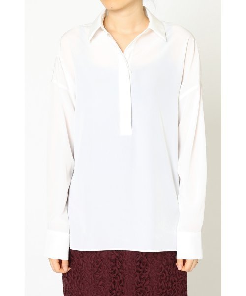 FIGARO Paris（フィガロパリ）の「ドルマンスリーブエフォートレスシャツ◆（シャツ/ブラウス・レディース・ブラック/カーキ/ホワイト・36/38）」の7枚目の写真